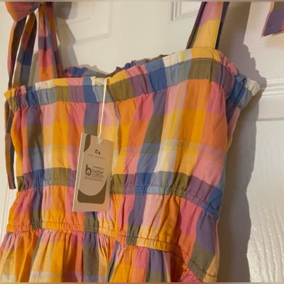 Free Assembly Midi Sundress with Tie Shoulder Straps - M - Picture 4 of 8